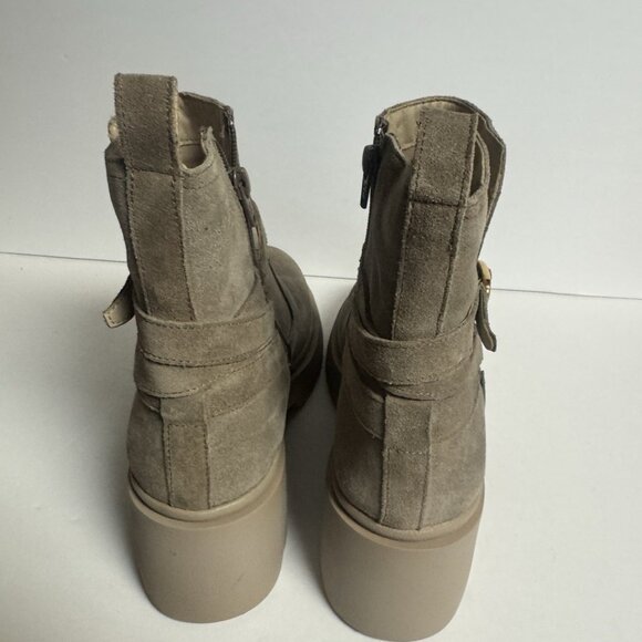 Steve Madden Womens Colletta Boot Taupe Suede Size 9.5 M - Picture 4 of 6